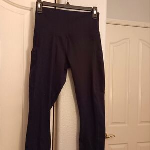 Black Workout Pants with pockets
